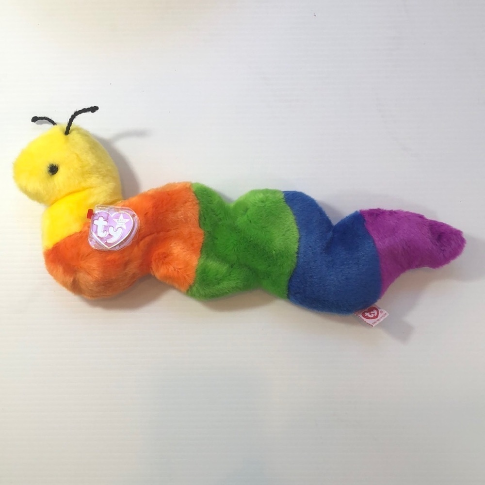 NWT Vintage TY Beanie Buddy 90's Inch Inchwo